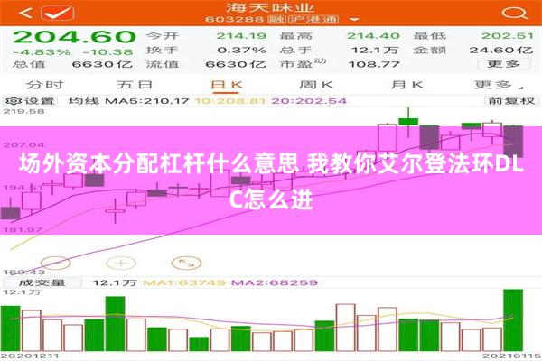 场外资本分配杠杆什么意思 我教你艾尔登法环DLC怎么进