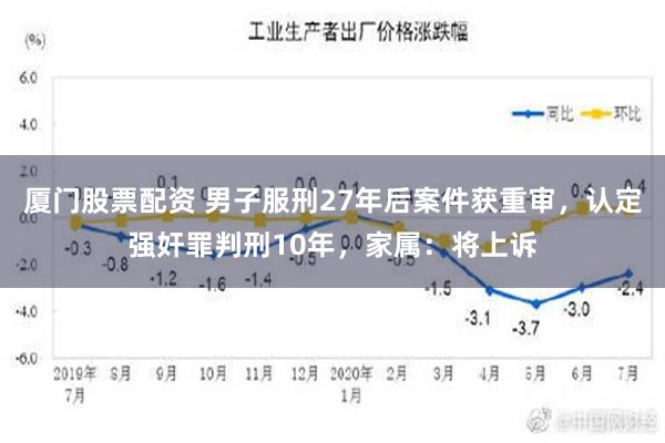 厦门股票配资 男子服刑27年后案件获重审，认定强奸罪判刑10年，家属：将上诉